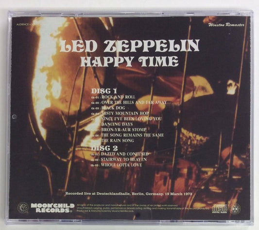 Led Zeppelin Happy Time 1973 2CD Moonchild AUD SBD