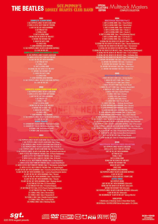 The Beatles / SGT. Pepper's Lonely Hearts Club Band Multitrack Masters (5CD+1DVD)