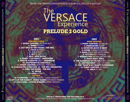 Prince The Versace Experience Prelude 2 Gold Collector's Edition 2CD PGA