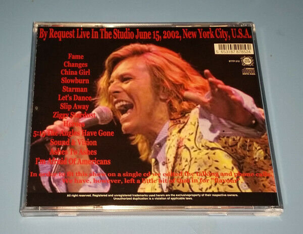David Bowie Her Androgynous Majesty Requests & Requires CD 1 Disc 13 Tracks