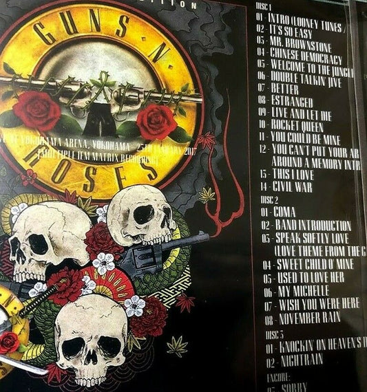 Guns N' Roses Yokohama 2017 Definitive Edition 3 CD