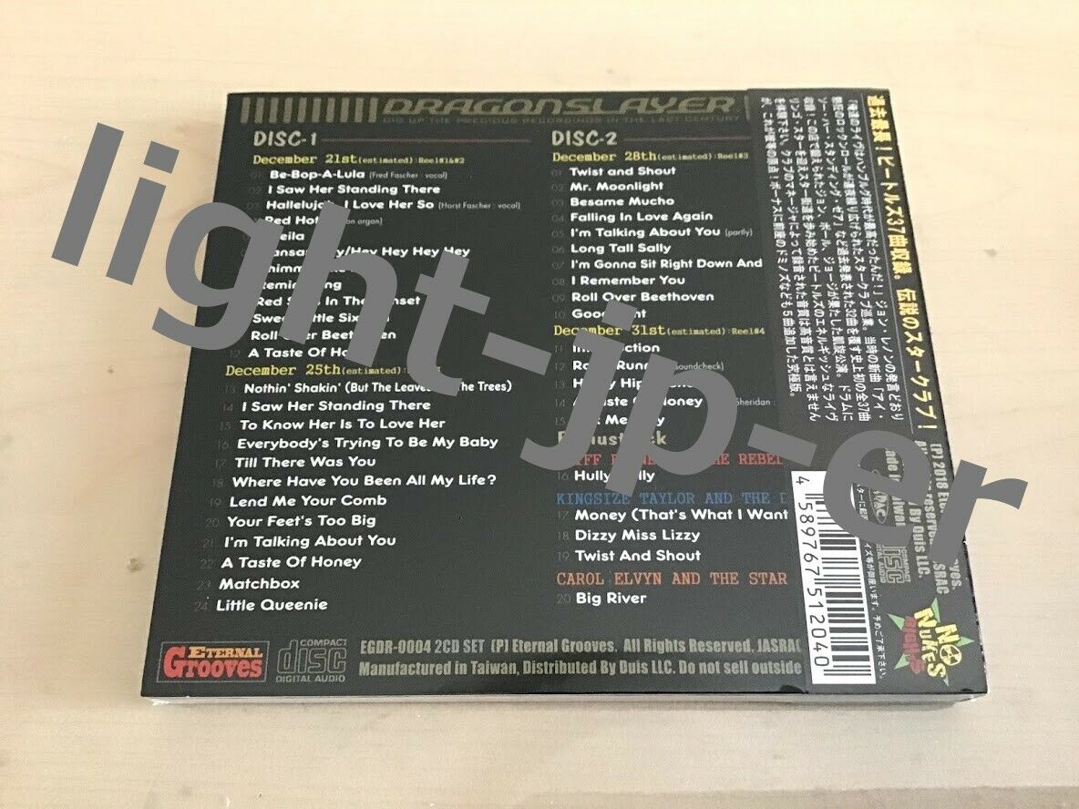 The Beatles The Complete Star Club Tapes CD 2 Discs Set Rock Pops Music F/S