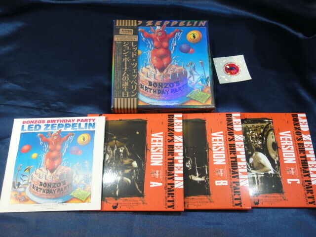 Led Zeppelin Bonzo's Birthday Party Black Hologram Box Version 9CD+2CD Set Music