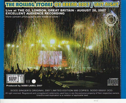 The Rolling Stones O2 Arena London Great Britain August 2007 6CD Set of 3