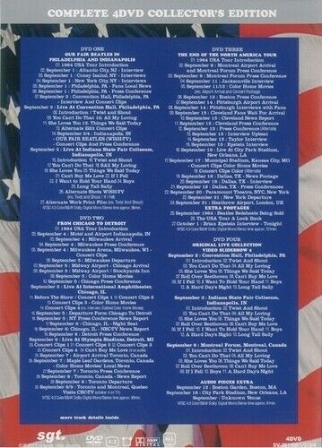 The Beatles / U.S.A 1964 Vol. 1 & 2 Set San Francisco Hollywood New York (8DVD)