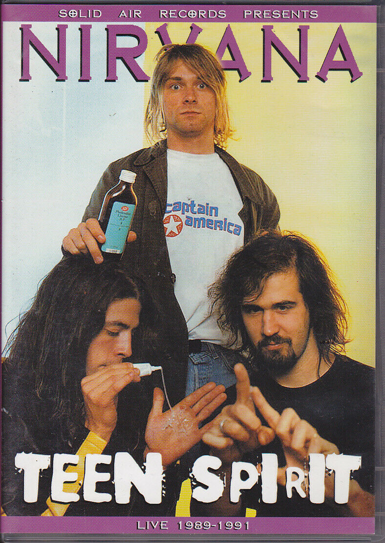 Nirvana Teen Spirit 1991 Roma 1989 Denver Live Pro Shot DVD Music Rock Pops F/S
