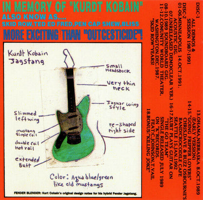 Nirvana / In Memory Of Kurdt Kobain (2CD) 38 Tracks