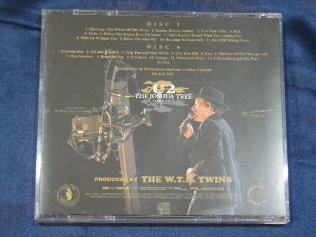 U2 Don't Look Back In Anger Part 2 The Joshua Tree Tour 2017 2CD Empress Valley