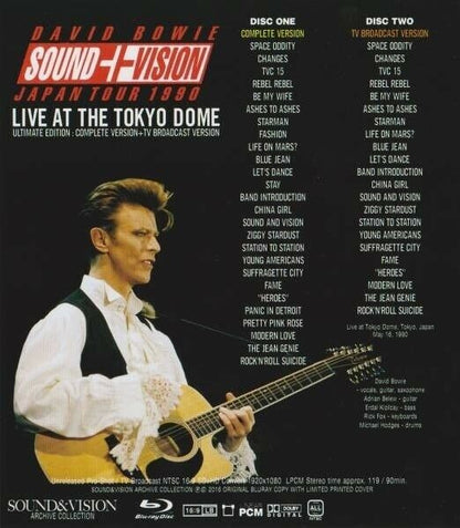 David Bowie Japan Performance 1978 1990 2004 Tokyo Dome Budokan Blu-ray 6BDR