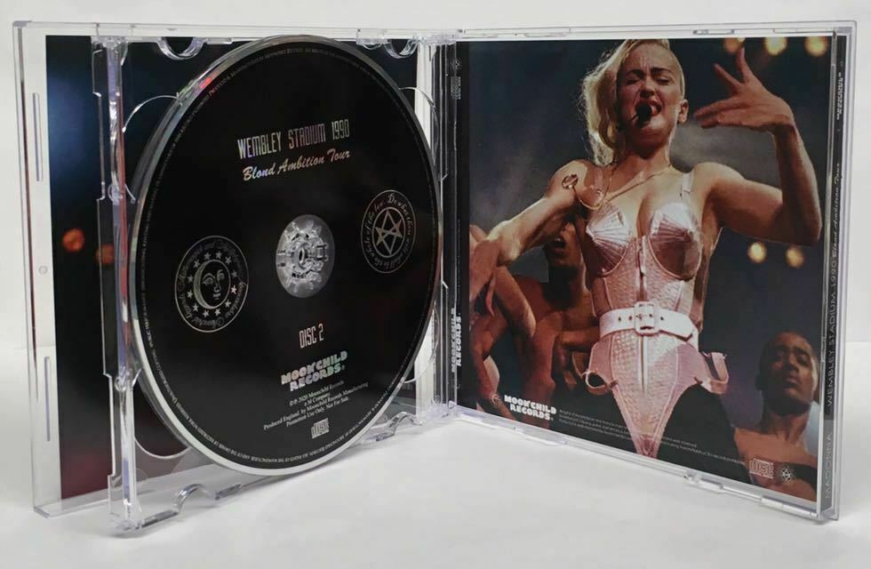 Madonna Wembley Stadium 1990 2CD Blond Ambition Tour Moonchild