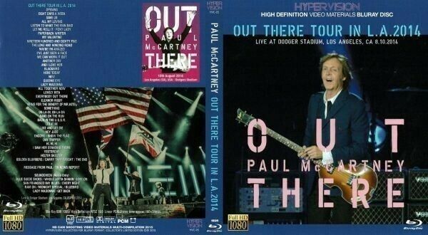 Paul McCartney Out There Tour In LA August 10th 2014 Blu-ray 1 Disc Music Rock