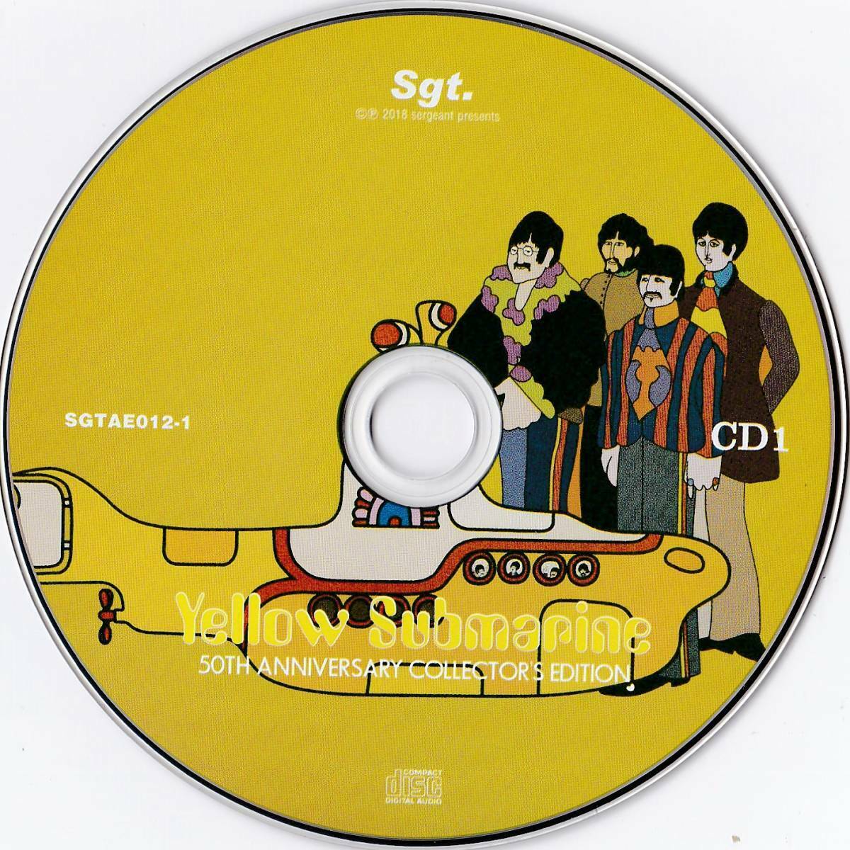 The Beatles Yellow Submarine 50th Anniversary Collector's Edition 2CD 2DVD Set