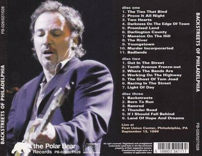 Bruce Springsteen & The E Street Band Philadelphia 1999 CD 3 Discs 24 Tracks F/S