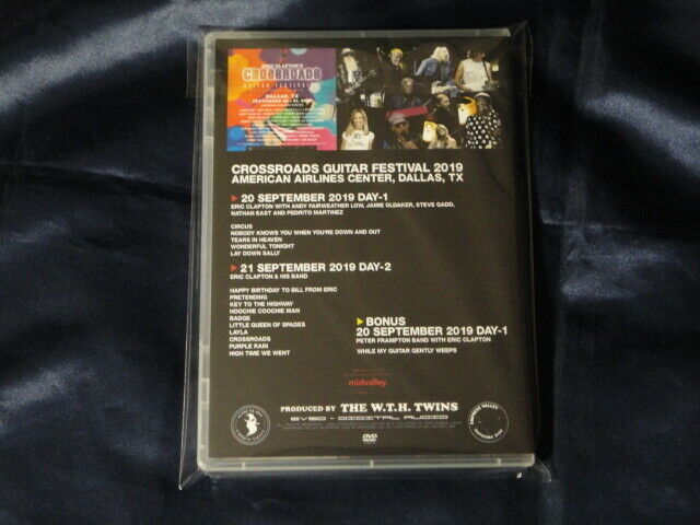 Eric Clapton Crossroads Guitar Festival 2019 DVD 1 Disc Mid Valley Music Rock