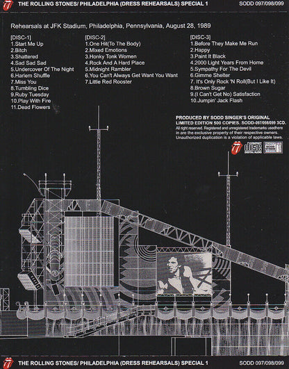 The Rolling Stones 1989 Philadelphia August SPECIAL 1 And 2 Music 5 CD Set F/S