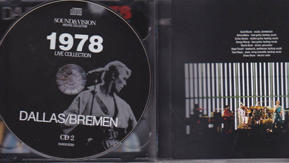 David Bowie 1978 Tokyo Dallas Bremen Sound & Vision Archive 2CD