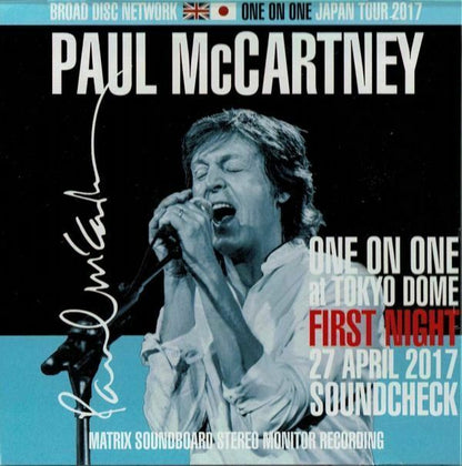 Paul McCartney One On One Tokyo Dome April 27th 2017 Sound Check CD F/S