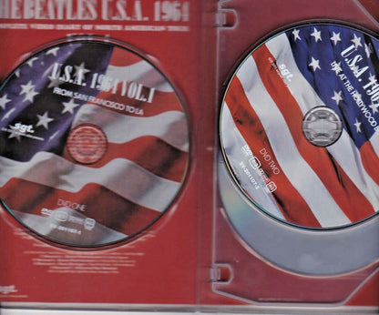 The Beatles / U.S.A 1964 Vol. 1 & 2 Set San Francisco Hollywood New York (8DVD)