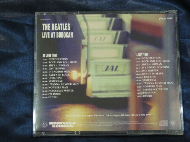 The Beatles Live At Budokan B Cover CD 1 Disc 26 Tracks Moonchild Records Music