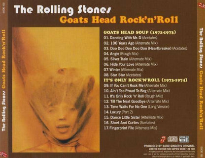 The Rolling Stones Goat's Head Soup 1973 Head Rock 'n' Roll 1974 CD 1 Disc F/S