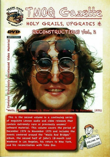 John Lennon WALLS, BRIDGES, BRANDY & BLOW Reconstructions Vol.2 (CD+DVD BOOKLET)