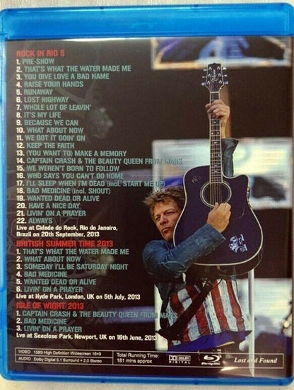 Bon Jovi Rock In Rio 2013 Brazil Blu-ray 1 Disc 31 Tracks Music Rock Pops F/S