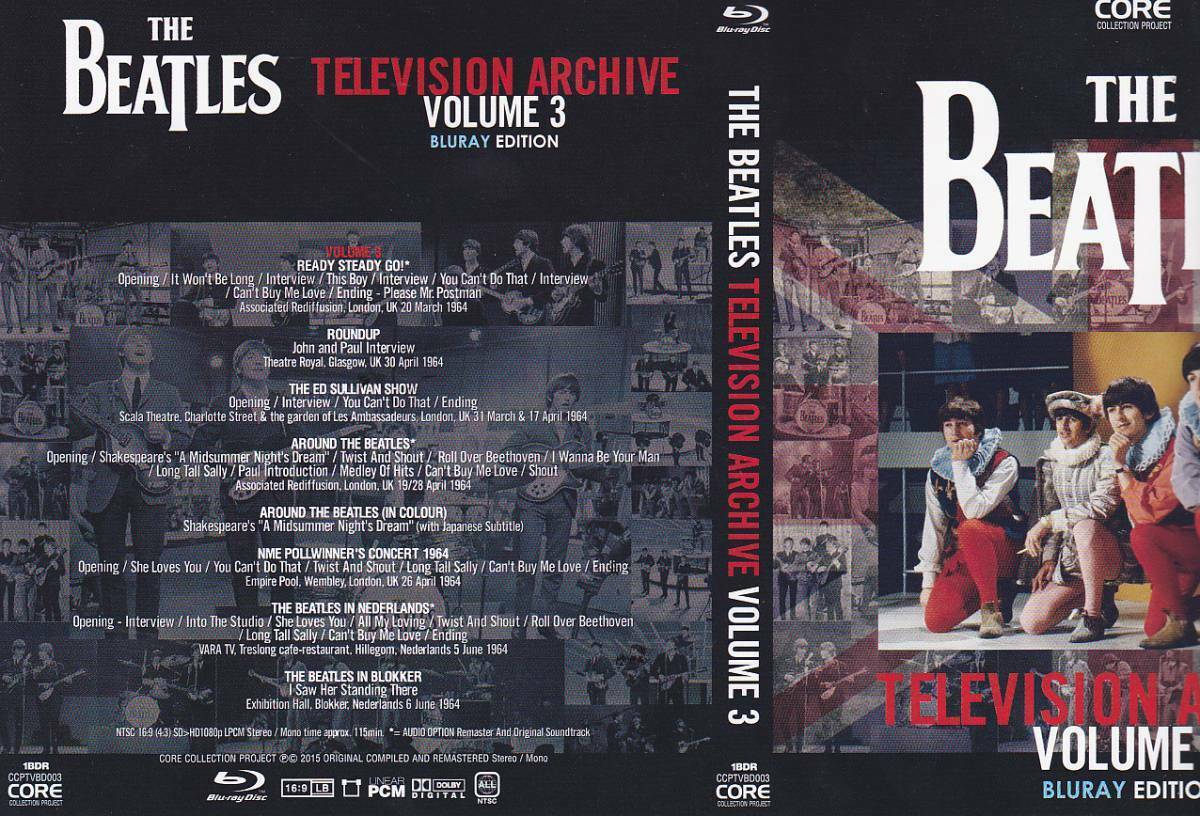 The Beatles / Television Archive Volume 1-6 Set Complete Blu-ray 6BDR