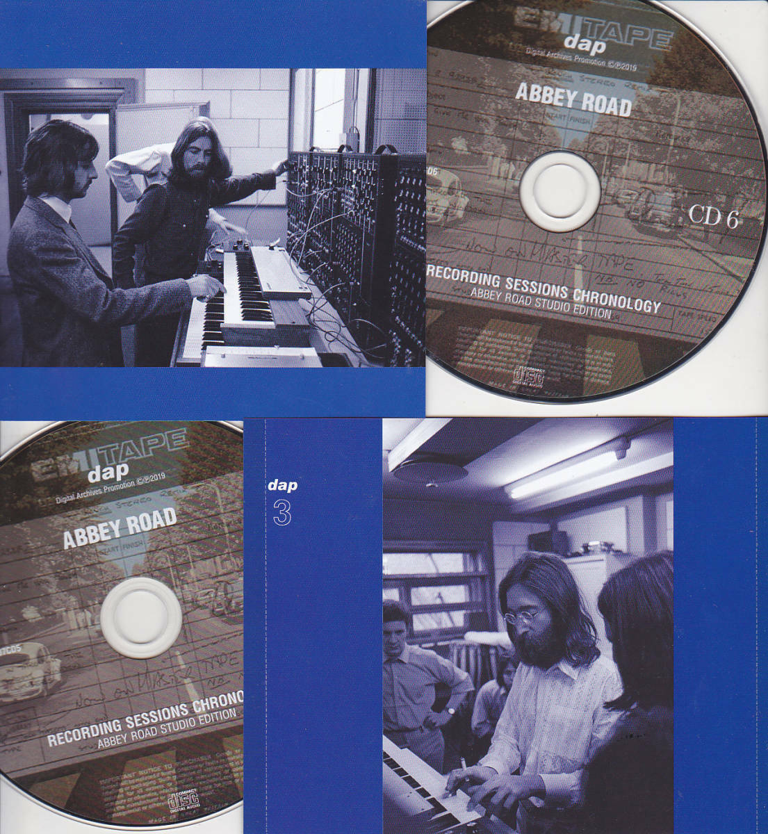 The Beatles Abbey Road Recording Sessions Chronology CD 6 Discs Set Music Rock