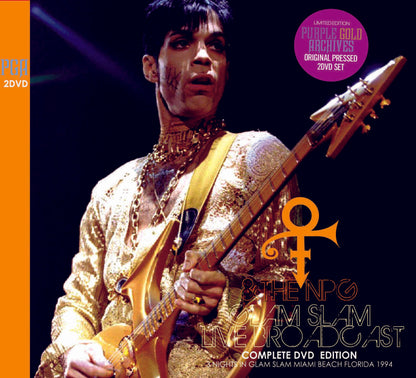 Prince & The NPG Glam Slam Live Broadcast 1994 Miami Beach Florida 2 DVD