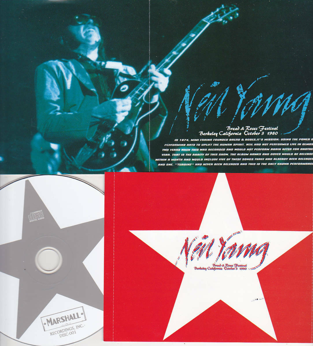 Neil Young Bread & Roses Festival 1980 Berkeley California October 11 Tracks 1CD