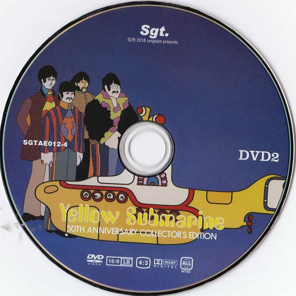 The Beatles Yellow Submarine 50th Anniversary Collector's Edition 2CD 2DVD Set