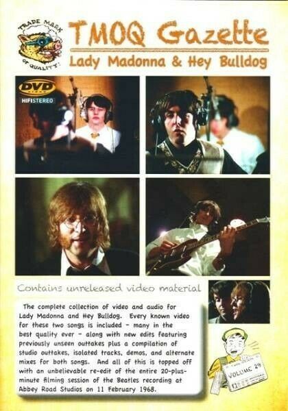 The Beatles Lady Madonna & Hey Bulldog 1CD 1DVD Booklet Set TMOQ Gazette