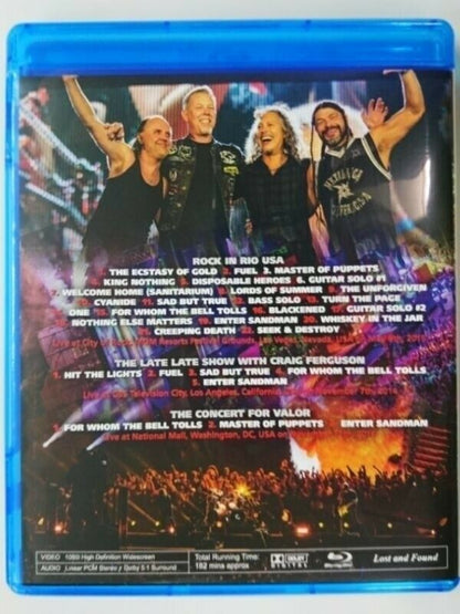METALLICA Rock In Rio USA 2015 Blu-ray 1BDR