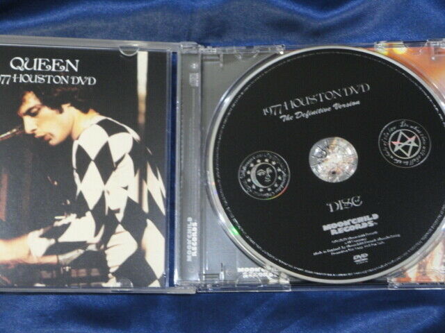 Queen 1977 Houston DVD The Definitive Version Moonchild Records 1 Disc Case Set