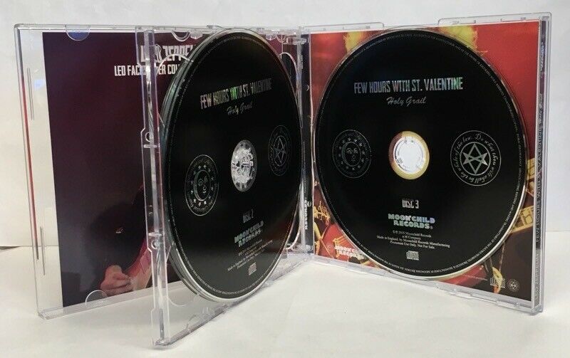 Led Zeppelin Few Hours With St. Valentine 3CD 1975 Soundboard Moonchild