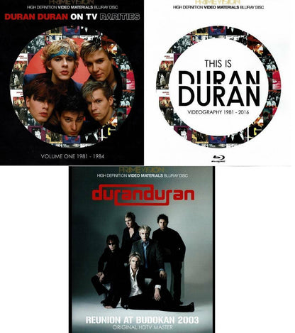 Duran Duran Budokan 2003 ON TV Rarities 1981-1984 2016 Blu-ray 3 Title 4 Discs