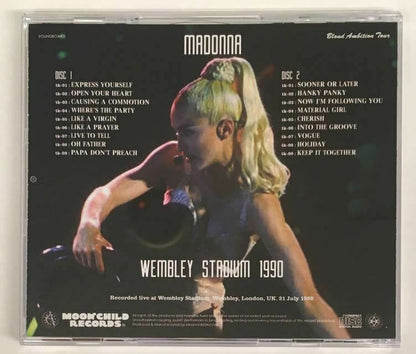 Madonna Wembley Stadium 1990 2CD Blond Ambition Tour Moonchild