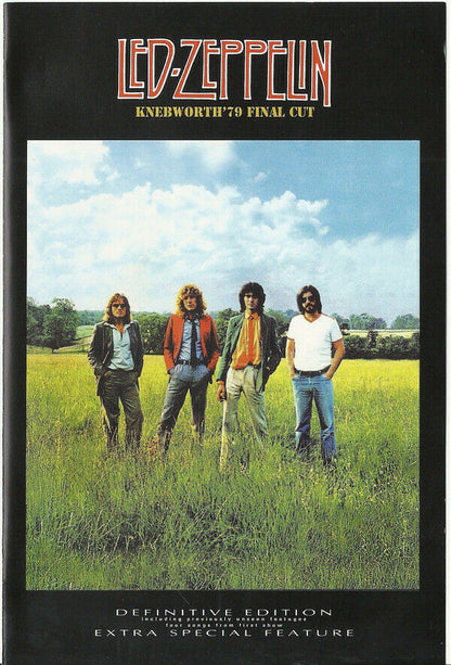 Led Zeppelin Knebworth 1979 Final Cut Definitive Edition DVD 2 Discs 25 Tracks