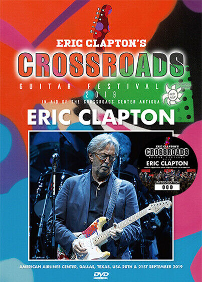 Eric Clapton Crossroads Guitar Festival 2019 DVD 1 Disc 17 Tracks Music Rock F/S