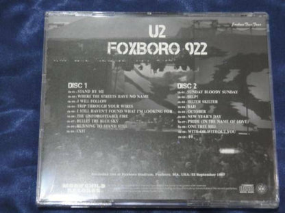 U2 / Foxboro 922 Joshua Tree Tour 1987 2CD Moonchild Records