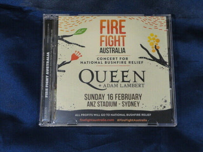 Queen Adam Lambert Fire Fight Australia 1CD 1DVD Set 17 Tracks Empress Valley