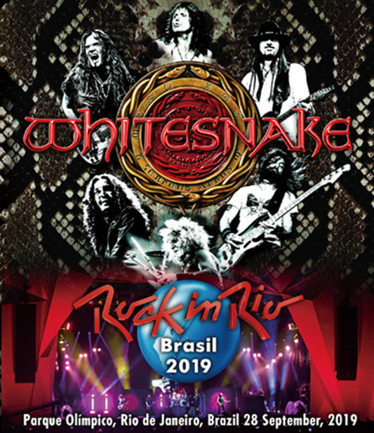 Whitesnake Rock In Rio Brasil 2019 Blu-ray Pro-shot 1BDR