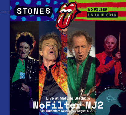 The Rolling Stones No Filter Us Tour 2019 NJ 1&2 set [2CD+2CD] New Jersey August