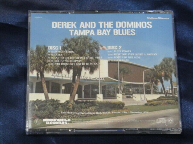 Derek And The Dominos Tampa Bay Blues 1970 CD 2 Discs Set Moonchild Records
