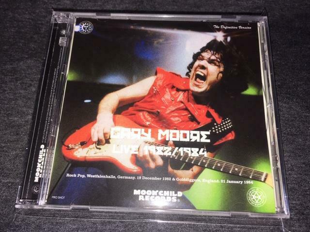 Gary Moore Live 1982 1984 DVD 1 Disc 12 Tracks Germany England Moonchild F/S