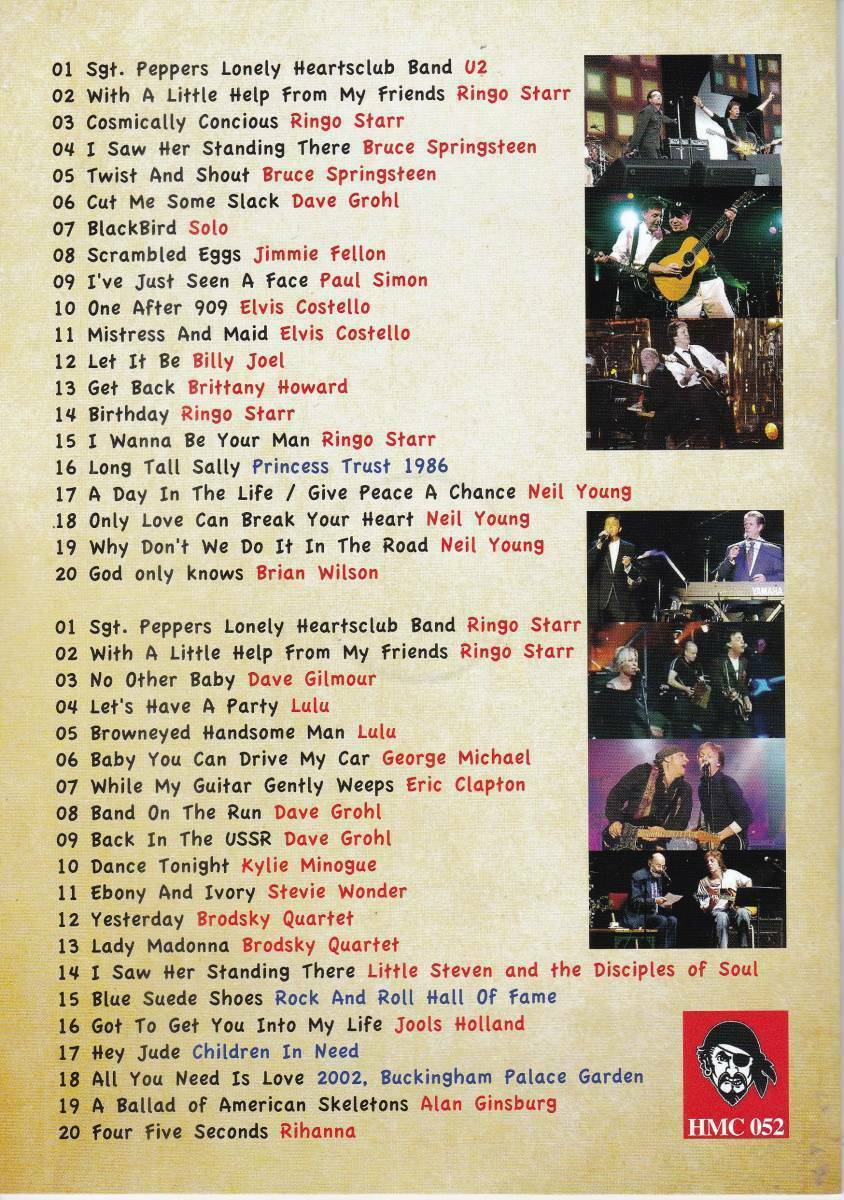 Paul McCartney Collaborations TMOQ Gazette Vol.40 HMC 2CD Booklet