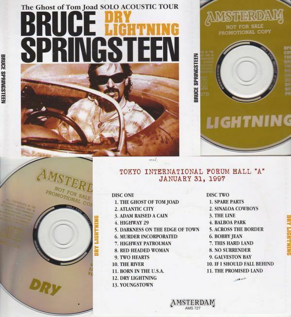 Bruce Springsteen Dry Lightning 1997 Japan Tokyo CD 2 Discs 24 Tracks Music Rock