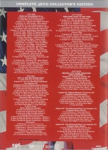 The Beatles / U.S.A 1964 Vol. 1 & 2 Set San Francisco Hollywood New York (8DVD)