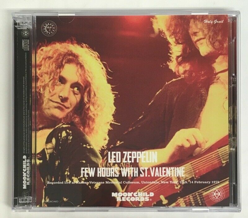 Led Zeppelin Few Hours With St. Valentine 3CD 1975 Soundboard Moonchild