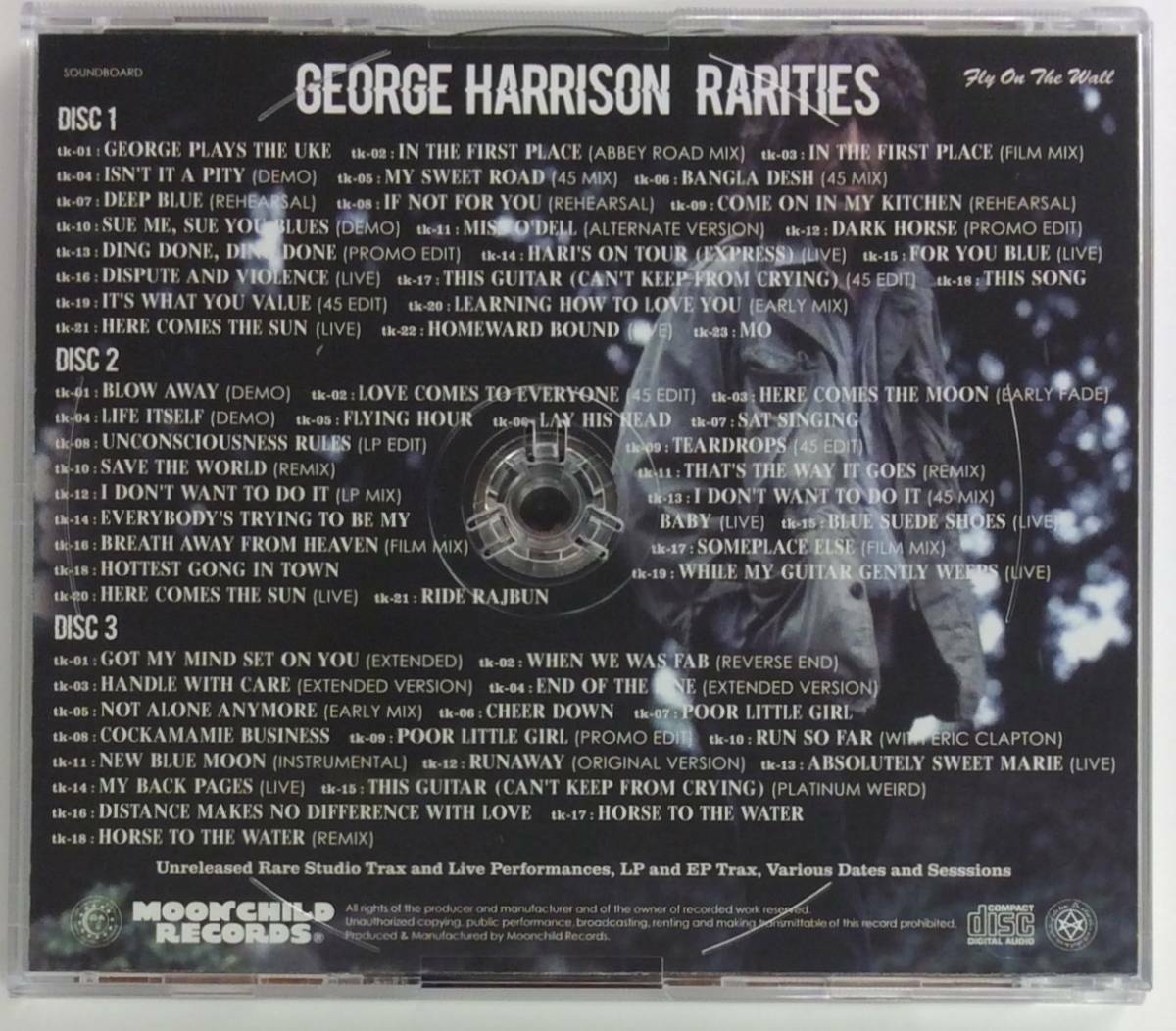George Harrison Rarities Seattle 1974 CD 5 Discs Case Set Moonchild Music